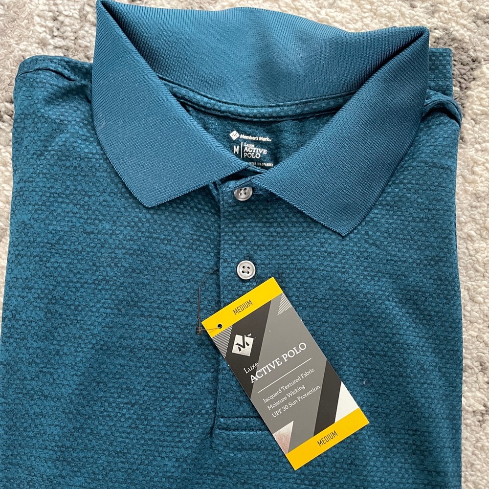 Mens short sleeve polo shirt